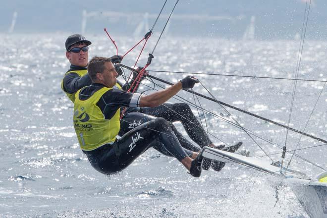 2014 ISAF Sailing World Cup, Hyeres, France - 49er © Thom Touw http://www.thomtouw.com